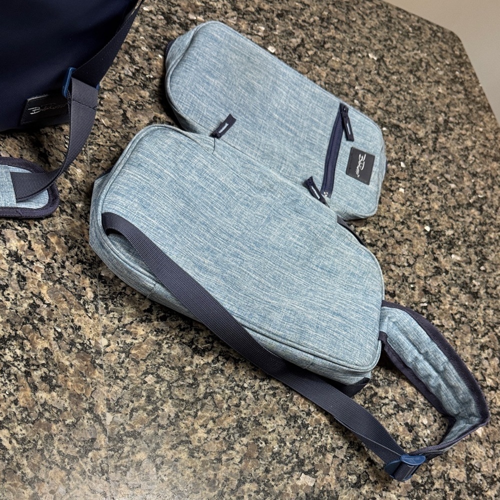 Bella Russo insulated collapsible cooler Messenger backpack Bag Set EUC - Picture 8 of 11